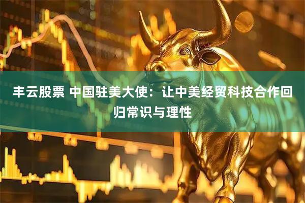 丰云股票 中国驻美大使：让中美经贸科技合作回归常识与理性