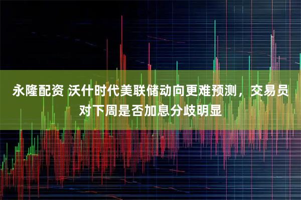永隆配资 沃什时代美联储动向更难预测，交易员对下周是否加息分歧明显